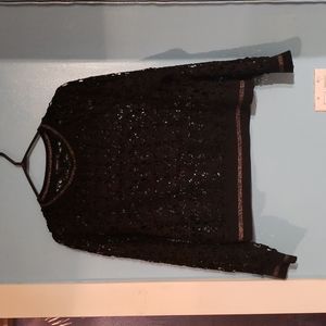 Zara star lace top